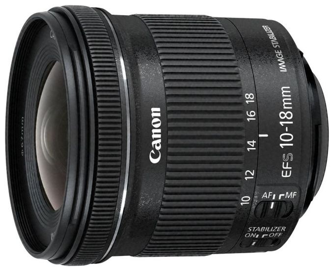 EF-S 10-18mm f/4.5-5.6 IS STM + EW-73C + Lens Cloth 