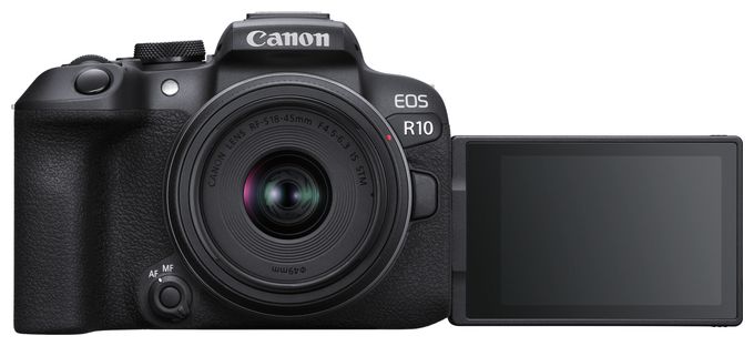 25,5 MP MILC 2,5x Opt. Zoom 7,5 cm Wlan Bluetooth EOS R10 Kit 