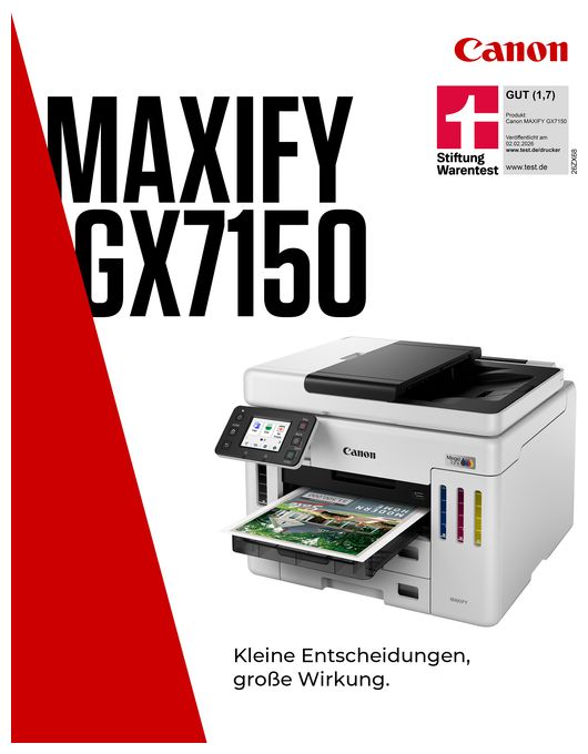 All in One A4 Tintenstrahl Drucker 600 x 1200 DPI Maxify GX7150 