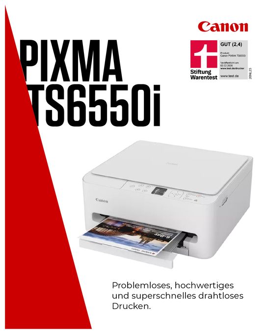 All in One A4 Tintenstrahl Drucker 1200 x 1200 DPI Pixma TS6550i 