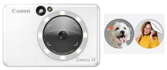 Zoemini S2 Sofortbildkamera und Mini-Fotodrucker, Perlweiß 