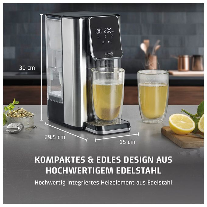 Teemaschine  HW630 (Schwarz, Edelstahl) 
