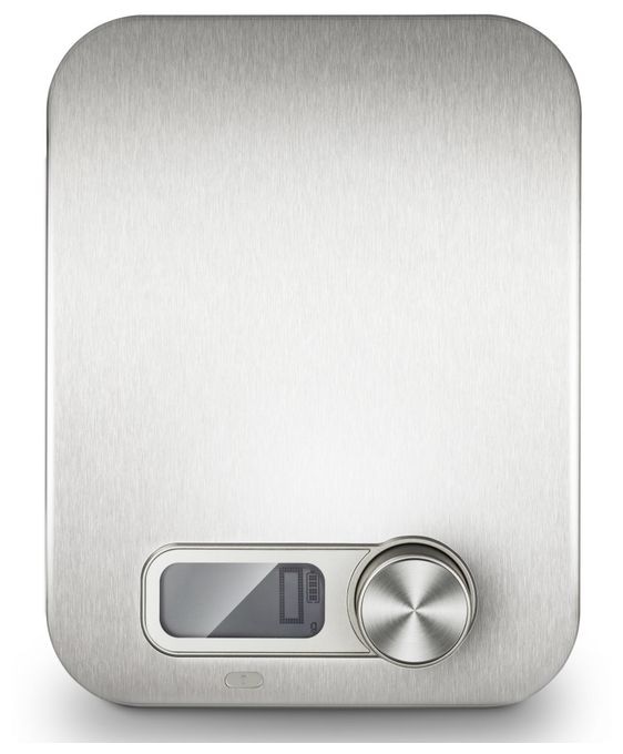 Elektronische Küchenwaage bis 5 kg Genauigkeit 1 g  Kitchen Energy (Edelstahl) 