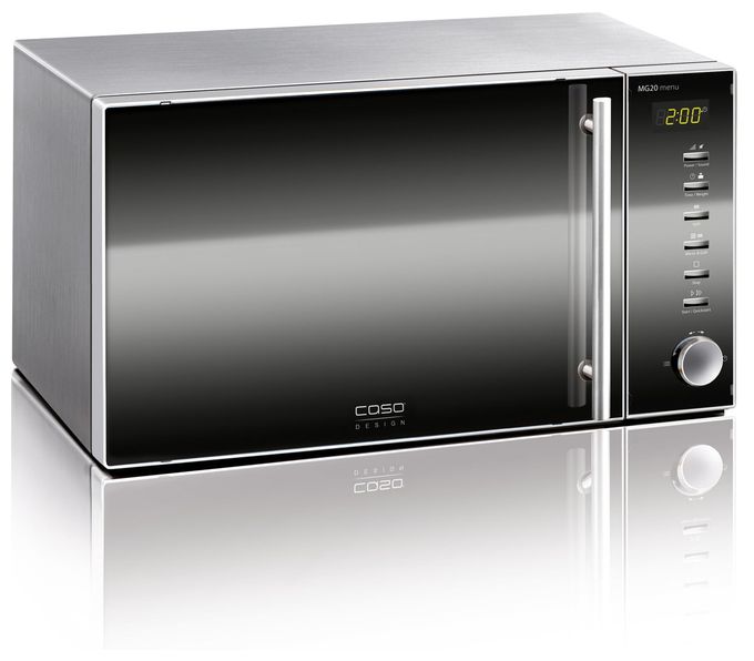 Standgeräte Solo 800 W Größe: klein 5 Stufen Grill  MG20 Menu (Spiegel, Edelstahl) 