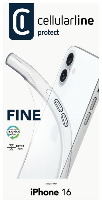 Cover für Apple iPhone 16  608322 Fine (Transparent) 