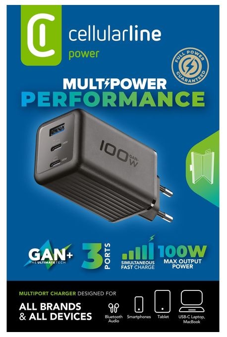 ACH GaN+ 3 Anschlüsse 100W 