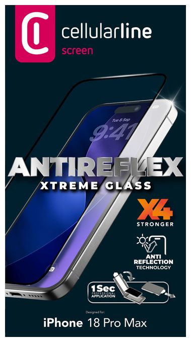 ANTIREFLEX XTREME GLASS - IPHONE 17 PRO MAX / 18 PRO MAX 
