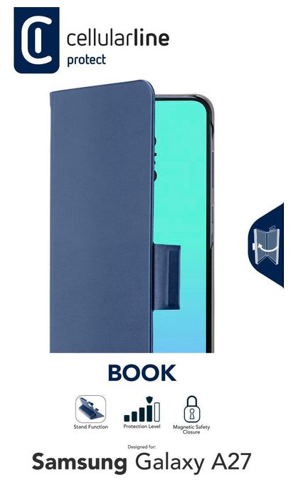 Folio für Samsung Galaxy A27  Book 3 (Schwarz) 