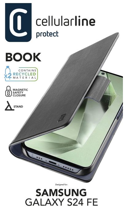 Folio für Samsung GALAXY S24FE  Book (Schwarz) 