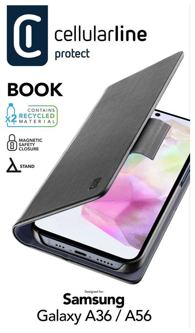 Folio für Samsung Galaxy A36/A56  Book (Schwarz) 