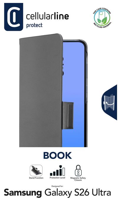Folio für Samsung Galaxy S26 Ultra  Book (Schwarz) 