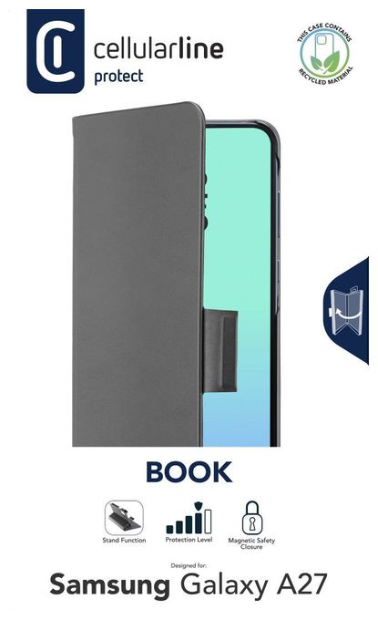 Folio für Samsung Galaxy A27  Book3 (Schwarz) 