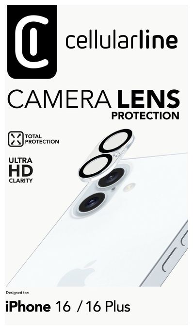 Kameraobjektivschutz gehärtetes Glas für  Apple iPhone 16 Kratzresistent, Schockresistent Camera Lens Protection 
