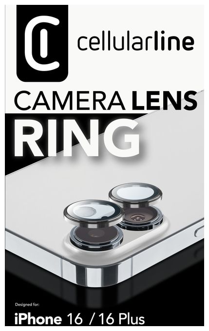 Kameraobjektivschutz gehärtetes Glas für  Apple iPhone 16, iPhone 16 Plus Kratzresistent, Schockresistent Camera Lens Ring 