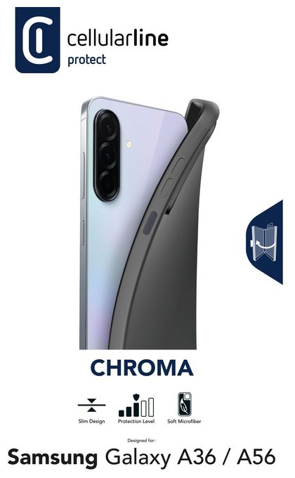 Cover für Samsung Galaxy A36/A56  Chroma (Schwarz) 
