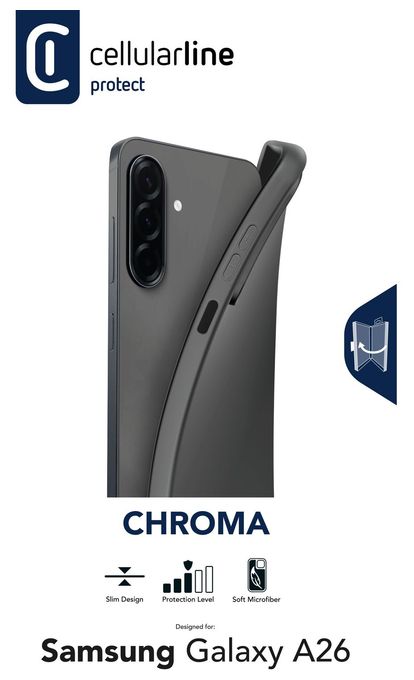 Cover für Samsung Galaxy A26  Chroma (Schwarz) 
