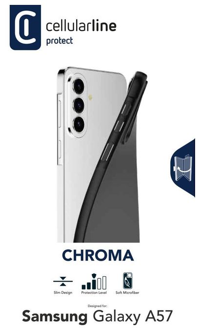 Cover für Samsung Galaxy A57  Chroma (Schwarz) 
