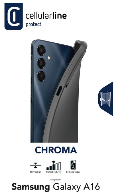 Cover für Samsung Galaxy A16  Chroma Case (Schwarz) 