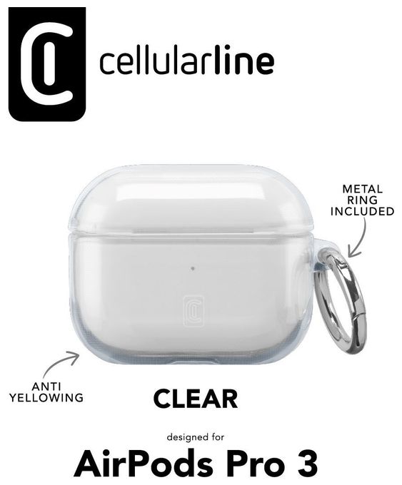 Hülle 65 mm AirPods Pro 3  Clear (Transparent) 