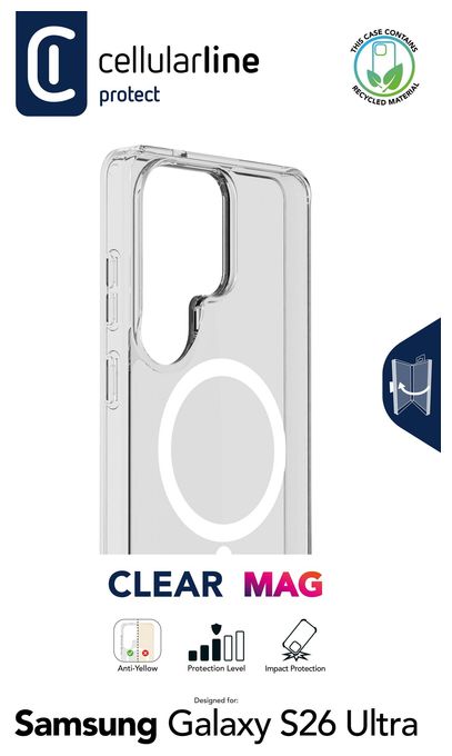 Cover für Samsung Galaxy S26 Ultra  Clear Mag (Transparent) 