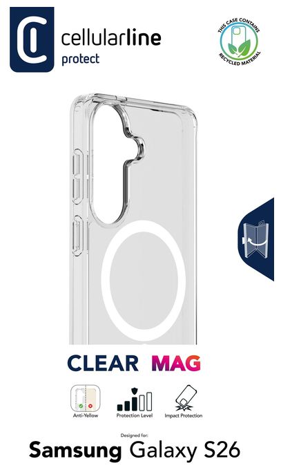 Cover für Samsung Galaxy S26  Clear Mag (Transparent) 