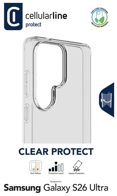 Cover für Samsung Galaxy S26 Ultra  Clear Protect (Transparent) 