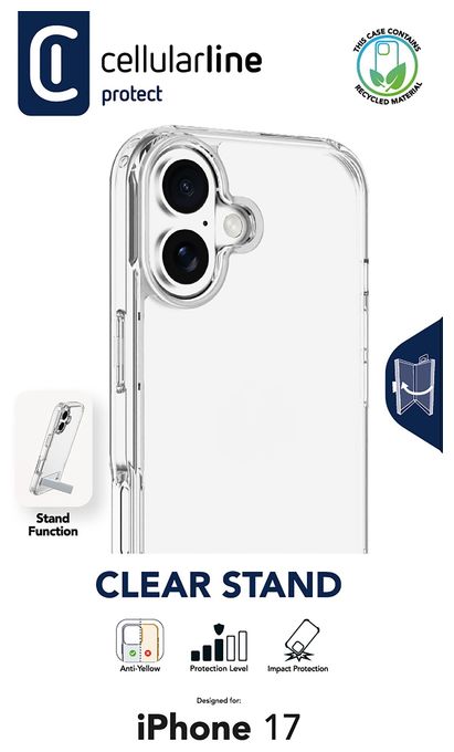 Cover für Apple iPhone 17  Clear Stand (Transparent) 