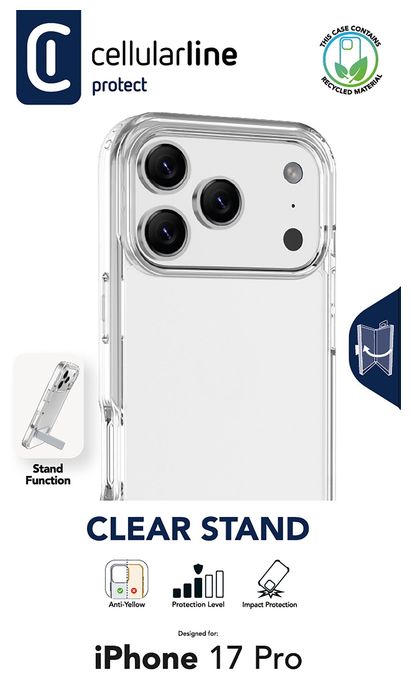 Cover für Apple iPhone 17 Pro  Clear Stand (Transparent) 