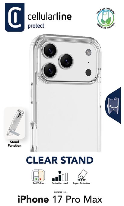 Cover für Apple iPhone 17 Pro Max  Clear Stand (Transparent) 