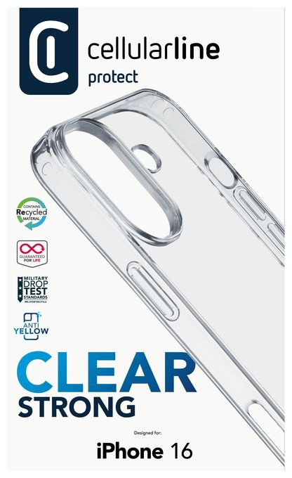 Cover für Apple iPhone 16  Clear Strong (Transparent) 
