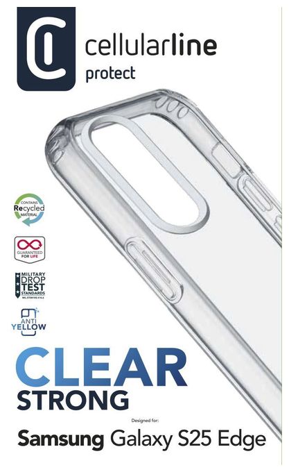 Cover für Samsung Galaxy S25 Edge  Clear Strong (Transparent) 
