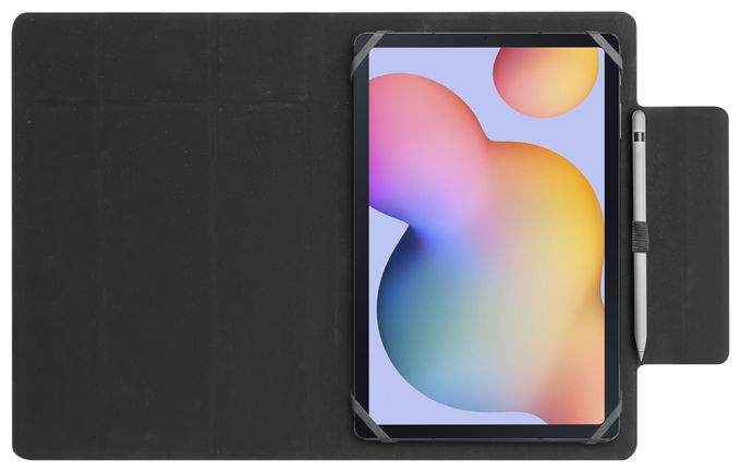 Folio aus Kunstleder für Universal bis 27,9 cm (11") Staubresistent, Kratzresistent (Schwarz) Click Case 
