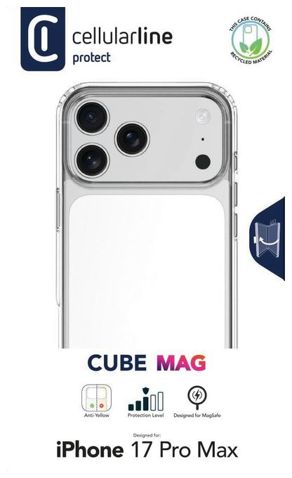 Cover für Apple iPhone 17 Pro Max  Cube Mag (Transparent) 