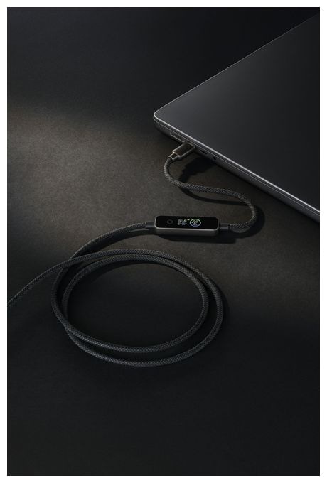 Stecker Rundkabel USB C auf USB C bis 240 W 1,2 m  Data Cable Powerview IQ (Schwarz) 
