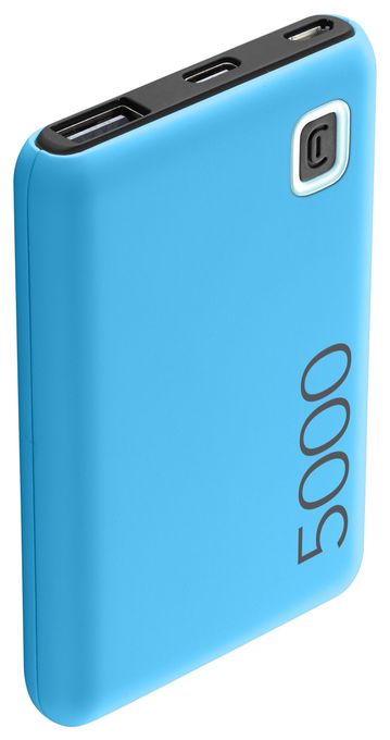 5000 mAh Powerbank Micro-USB + USB Type-C  Essence (Blau) 