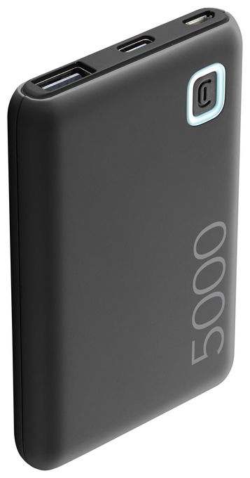5000 mAh Powerbank Micro-USB + USB Type-C  Essence (Schwarz) 