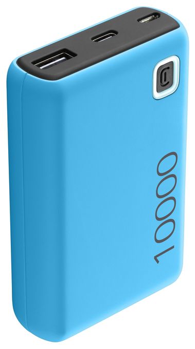 10000 mAh Powerbank Micro-USB + USB Type-C  Essence (Blau) 