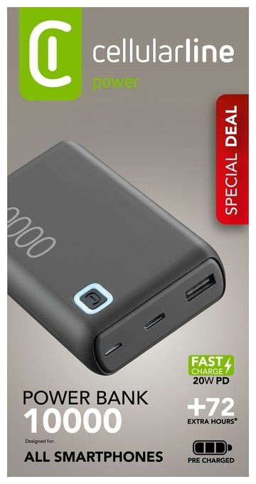 10000 mAh Powerbank USB Typ-C  Essence Turbo (Schwarz) 