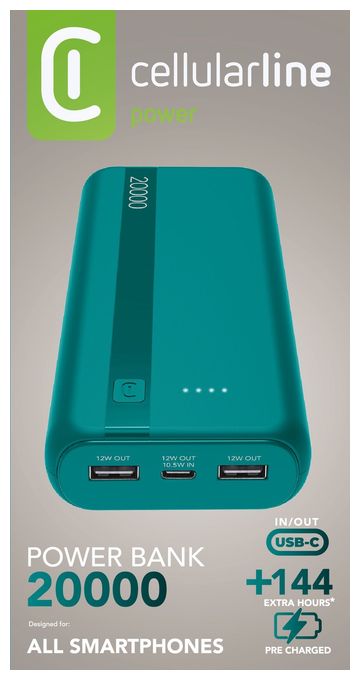 20000 mAh Powerbank USB Typ-C  Essential (Blau) 