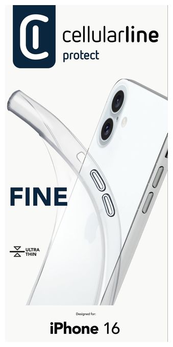 Cover für Apple iPhone 16  Fine (Transparent) 