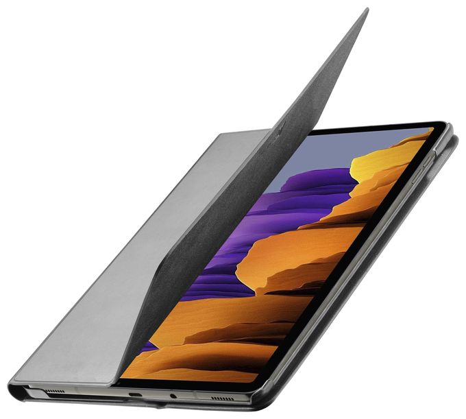 Folio aus Kunstleder für Samsung GALAXY S9 FE+ bis 31,5 cm (12.4") (Schwarz) Folio 