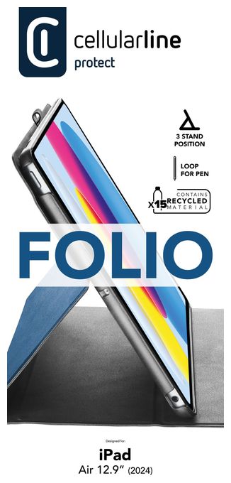 Folio aus Kunstleder für Apple iPad 12.9" bis 32,8 cm (12.9") (Blau) Folio 