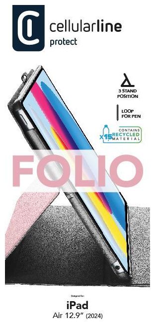 Folio aus Kunstleder für Apple iPad 12.9" bis 32,8 cm (12.9") (Pink) Folio 