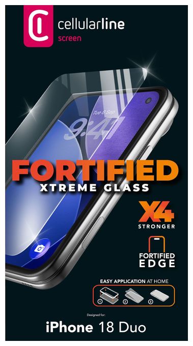 FORTIFIED XTREME GLASS - IPHONE 18 DUO 