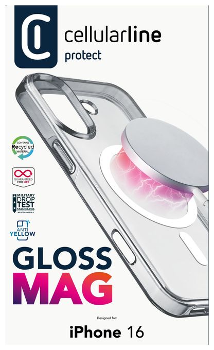 Cover für Apple iPhone 16  Gloss Mag (Transparent) 