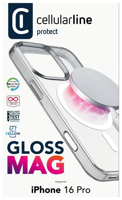 Cover für Apple iPhone 16 Pro  Gloss Mag (Transparent) 