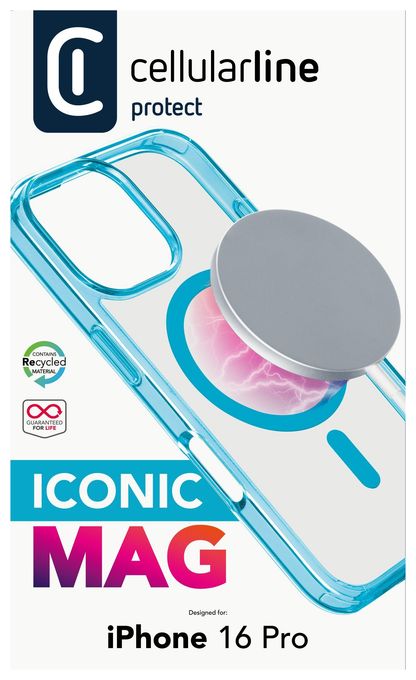 Cover für Apple iPhone 16 Pro  Iconic Mag (Hellblau) 