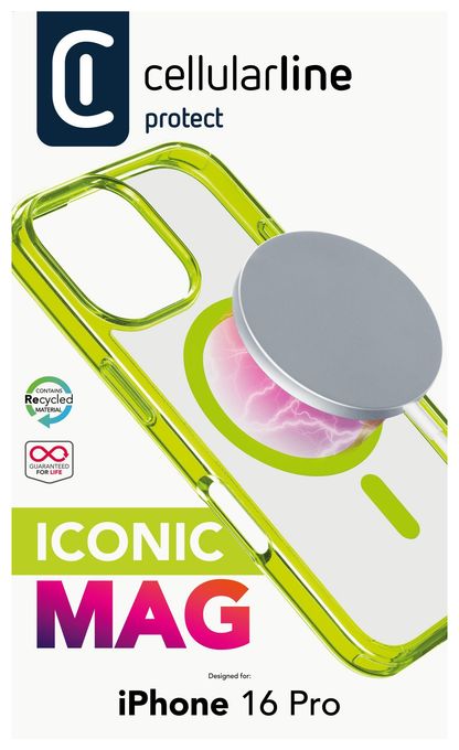 Cover für Apple iPhone 16 Pro  Iconic Mag (Limette) 