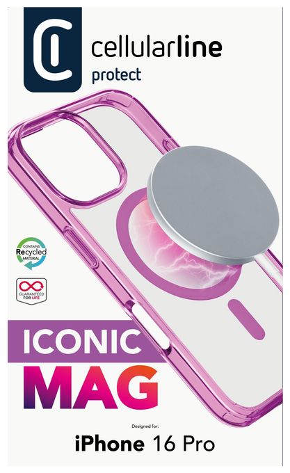 Cover für Apple iPhone 16 Pro  Iconic Mag (Pink) 