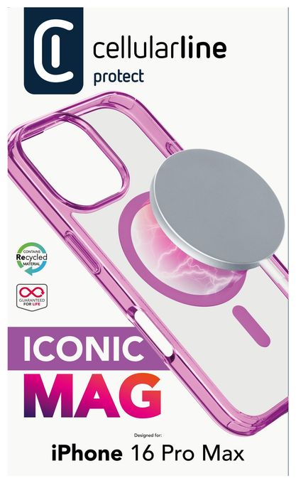 Cover für Apple iPhone 16 Pro Max  Iconic Mag (Pink) 